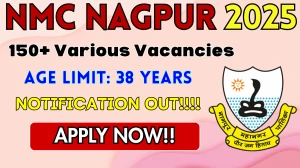 NMC Nagpur Recruitment 2025 - Apply Online for 174  Junior Clerk, Data Manager and Other Posts by Sept 9