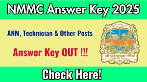 NMMC 2nd Answer Key 2025 Out – Download ANM, Technician & Other Posts at nmmc.gov.in NMMC 2nd Answer Key 2025 Out – Download ANM, Technician & Other Posts at nmmc.gov.in