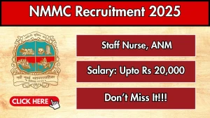 NMMC Recruitment 2025 - Apply Offline for 17 Staff Nurse, ANM Posts by Sept 11
