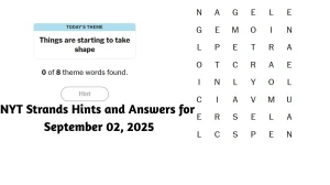 NYT Strands Hints and Answers for September 02, 2025