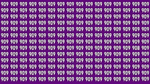 Optical Illusion 7 Seconds Challenge: Only People with Eagle Eyes Can spot the Number 908