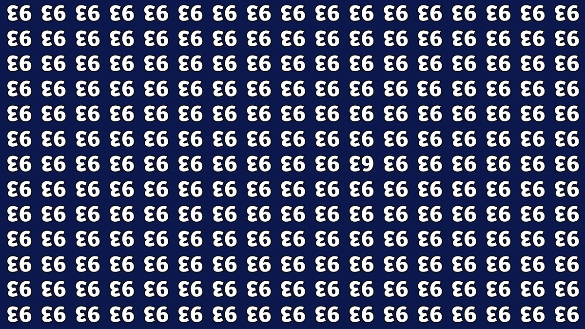 Optical Illusion IQ Test: Are You A Genius? Within 6 Seconds Spot The Inverted 63 among Inverted 93s