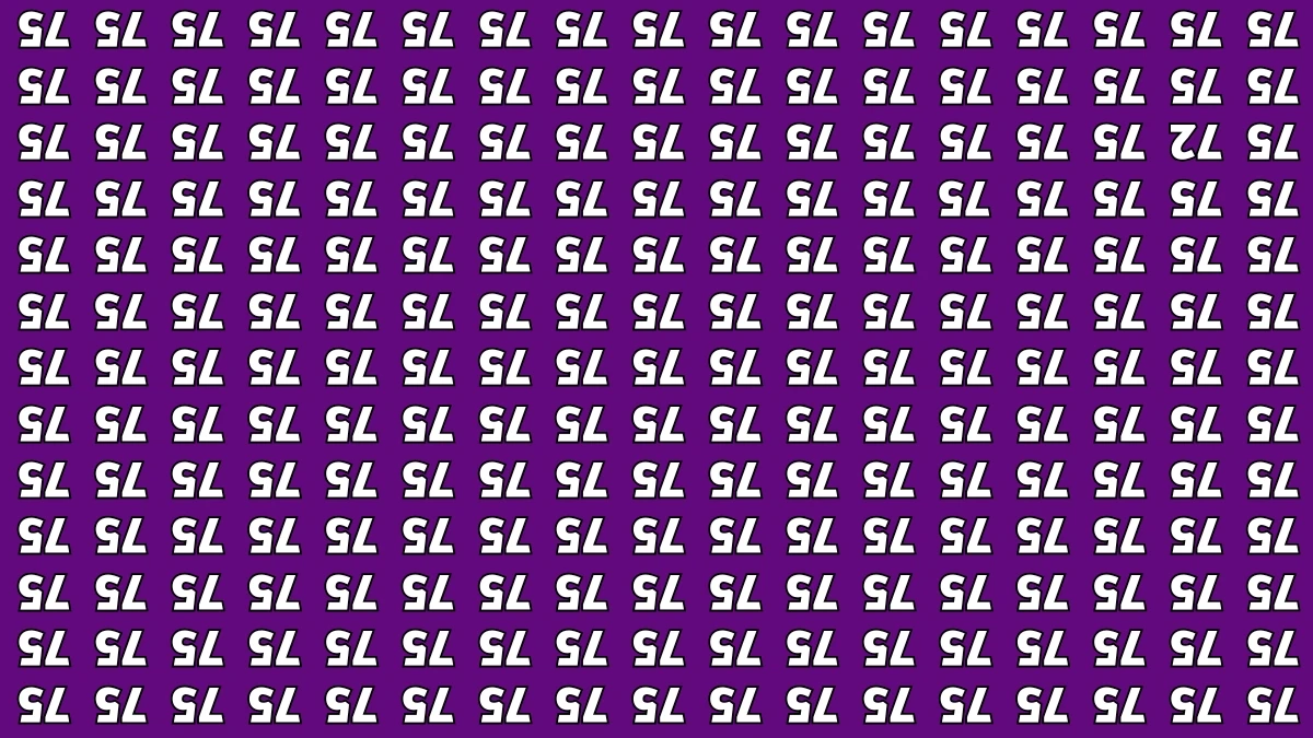 Optical Illusion IQ Test: Are You A Genius? Within 6 Seconds Spot The Inverted 72 among Inverted 75s