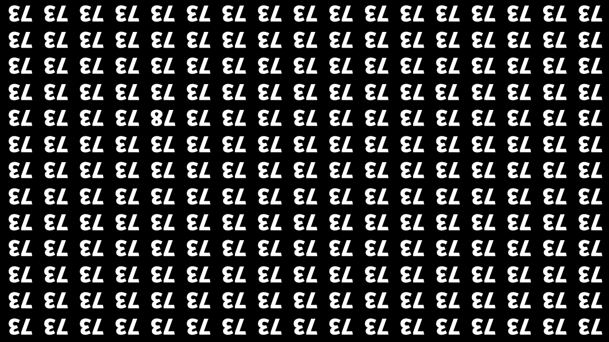Optical Illusion IQ Test: Are You A Genius? Within 6 Seconds Spot The Inverted 78 among Inverted 73s