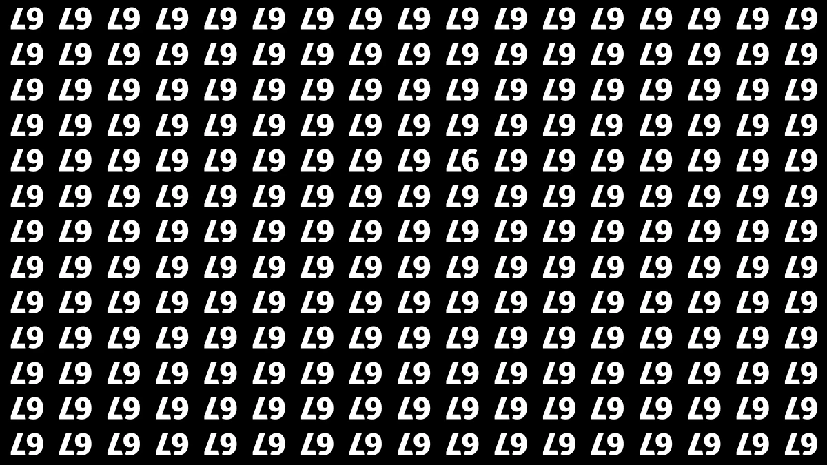 Optical Illusion IQ Test: Are You A Genius? Within 6 Seconds Spot The Inverted 97 among Inverted 67s