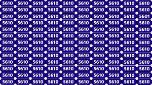 Optical Illusion Puzzle IQ Test: Within 6 Seconds Spot The Number 5601 among 561...
