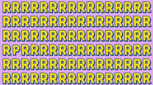 Optical Illusion: Within 5 Seconds Spot The Letter P among Rs