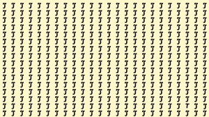 Optical Illusion: Within 5 Seconds Spot The Letter T among Js