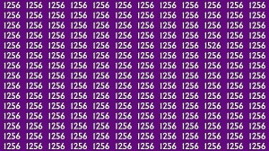 Optical Illusion: Within 8 Seconds Spot the Number 1526 among 1256