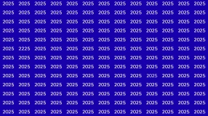 Optical Illusion: Within 8 Seconds Spot the Number 2225 among 2025