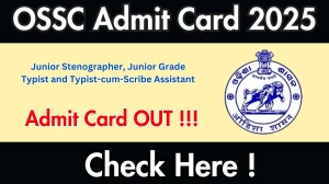 OSSC Admit Card 2025 OUT Download Hall Ticket at ossc.gov.in OSSC Admit Card 2025 OUT Download Hall Ticket at ossc.gov.in