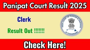 Panipat Court Clerk Result 2025 Out at panipat.dcourts.gov.in, Direct Link to Download Result PDF Here