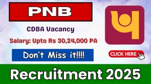 PNB Chief Defence Banking Advisor Recruitment 2025 - Apply Online for 01 Posts by Oct 05