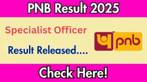 PNB SO Final Result 2025 Out at pnbindia.in, Direct Link to Download Result PDF Here PNB SO Final Result 2025 Out at pnbindia.in, Direct Link to Download Result PDF Here