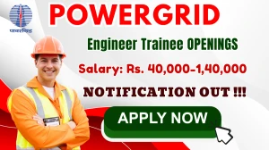 POWERGRID Engineer Trainee Recruitment 2025 - Apply Online