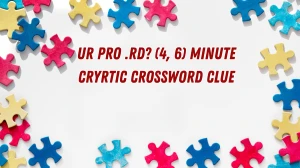 PR pro .rD? (4, 6) Minute Cryptic Answer 26 September 2025