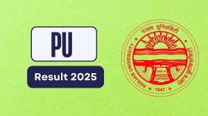 PU Result 2025 Out at puexam.in Direct Link to Download 1st, 2nd, 4th, 6th Sem Result
