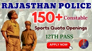 Rajasthan Police Constable Recruitment 2025 - Apply Online for 167 Posts by Oct 04