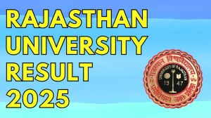 Rajasthan University Result 2025 Out at uniraj.ac.in Direct Link to Download UG and PG Marksheet Result