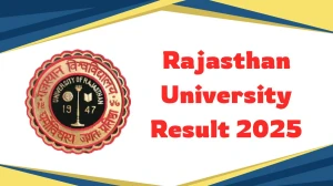 Rajasthan University Result 2025 OUT at uniraj.ac.in Direct Link to Download UG Course Result