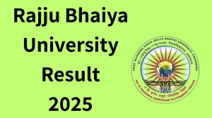 Rajju Bhaiya University Result 2025 Out at erp.prsuprayagraj.in Direct Link to Download Even Semester Result