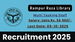 Rampur Raza Library Multi Tasking Staff Recruitment 2025 - Apply Offline for 01 Posts by Sep 05
