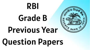 RBI Grade B Previous Year Question Papers PDF with Answers Download