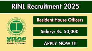 RINL Resident House Officers Recruitment 2025 – Walk in