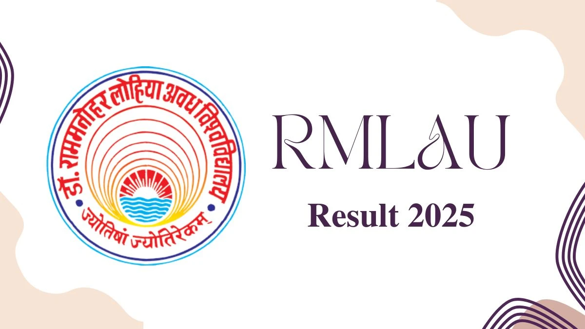 RMLAU Result 2025 Released at rmlauexams.in Direct Link to Download 4th Sem Result