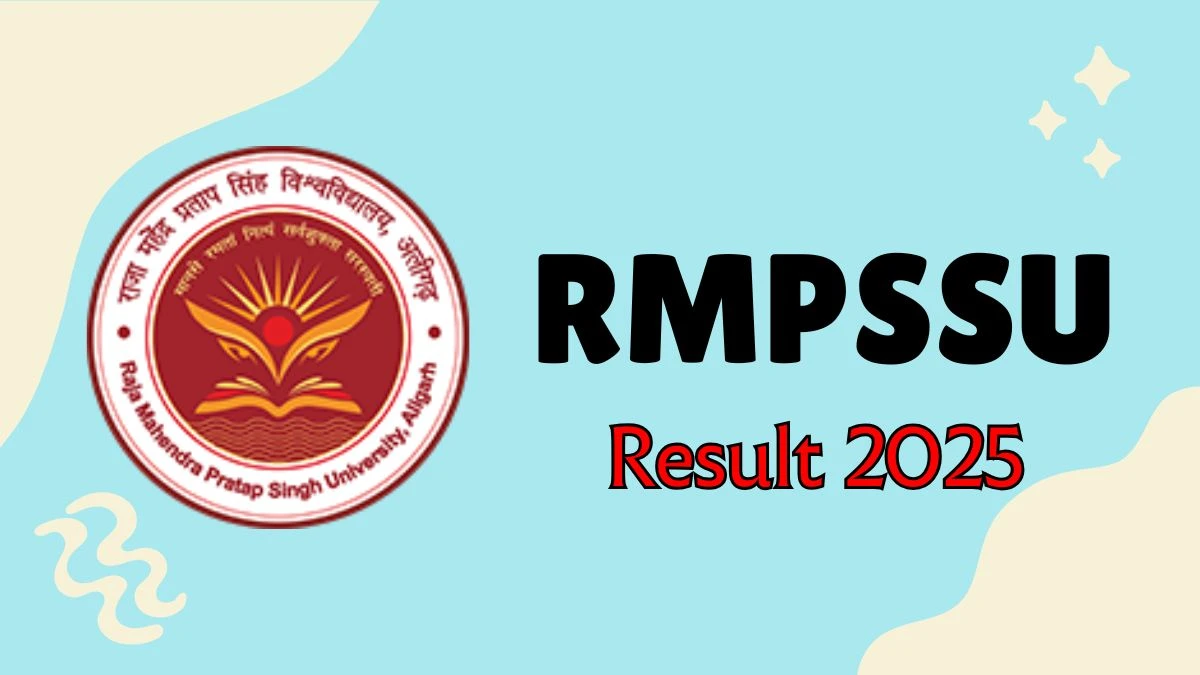 RMPSSU Result 2025 Declared at rmpssu.ac.in Direct Link to Download UG and PG Marksheet