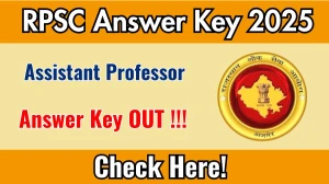 RPSC Assistant Professor Model Answer Key 2025 Out – Download at rpsc.rajasthan.gov.in RPSC Assistant Professor Model Answer Key 2025 Out – Download at rpsc.rajasthan.gov.in