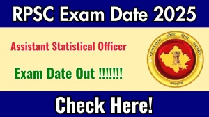 RPSC Assistant Statistical Officer Exam Date 2025 Out for 64 Posts at rpsc.rajasthan.gov.in Check Details Here RPSC Assistant Statistical Officer Exam Date 2025 Out for 64 Posts at rpsc.rajasthan.gov.in Check Details Here