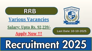 RRB Recruitment 2025 - Apply Online for 04 Assistant Professor, Technical Assistant and More Posts