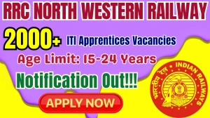 RRC North Western Railway Apprentices Recruitment 2025 - Apply Online for 2162 Posts RRC North Western Railway Apprentices Recruitment 2025 - Apply Online for 2162 Posts