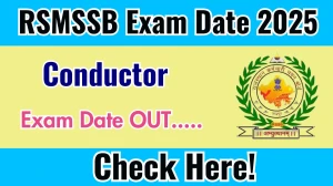 RSMSSB Conductor Exam Date 2025 Out for 500 Posts at rssb.rajasthan.gov.in Check Details Here