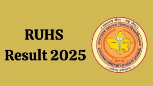 RUHS Result 2025 Declared at ruhsraj.org Direct Link to Download UG and PG Course Result
