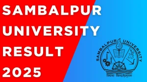 Sambalpur University Result 2025 Out at suniv.ac.in Direct Link to Download First Semester Result
