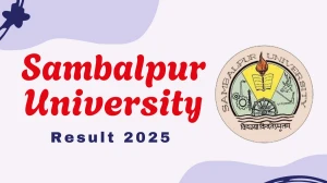 Sambalpur University Result 2025 Out at suniv.ac.in Direct Link to Download PG Course Result
