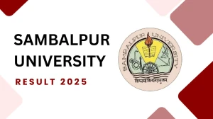 Sambalpur University Result 2025 Released at suniv.ac.in Direct Link to Download 1st Sem Result
