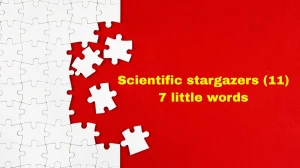 Scientific stargazers 7 Little Words 11 letters Answer