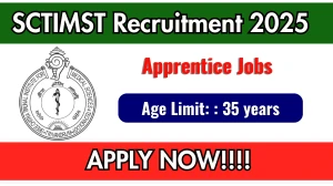 SCTIMST Apprentice Recruitment 2025 – Walk in