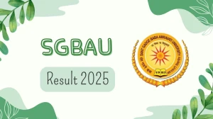 SGBAU Result 2025 Released at sgbau.ucanapply.com Direct Link to Download 1st, 2nd, 3rd Sem Result