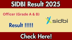 SIDBI Officer (Grade A & B) Result 2025 Expected Soon – Check Download Link SIDBI Officer (Grade A & B) Result 2025 Expected Soon – Check Download Link