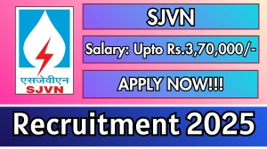 SJVN Recruitment 2025 - Apply Online for Chairman and Managing Director Posts