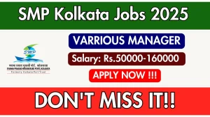 SMP Kolkata Recruitment 2025 - Apply Online for 08 Assistant Manager, Deputy Materials Manager and More Posts by Oct 24