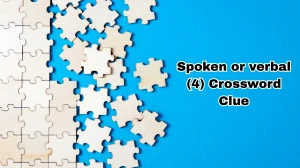 Spoken or verbal Crossword Clue Irish Daily Mail Quick 4 letters Answer