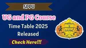 SPPU Time Table 2025 Announced For UG and PG Course @ unipune.ac.in Details Here