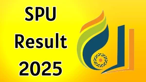 SPU Result 2025 Released at spu.ac.in Direct Link to Download Final Year Result