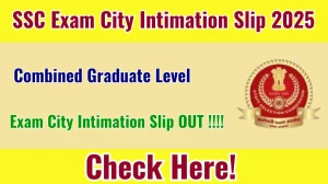 SSC CGL Re-Exam City Intimation Slip 2025 OUT Download Link ssc.gov.in SSC CGL Re-Exam City Intimation Slip 2025 OUT Download Link ssc.gov.in