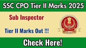 SSC CPO SI Tier-II Marks 2025 Out at ssc.gov.in – Direct Link to Download PDF Here SSC CPO SI Tier-II Marks 2025 Out at ssc.gov.in – Direct Link to Download PDF Here